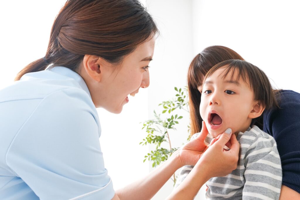 子どもの歯科検診の内容イメージ